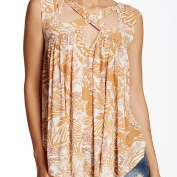Free People Tops - Free People 'Sugar Cane' Crisscross Tank: